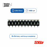 Усиленные гвозди по бетону и металлу Toua CN EG Bullet Point - 15 мм